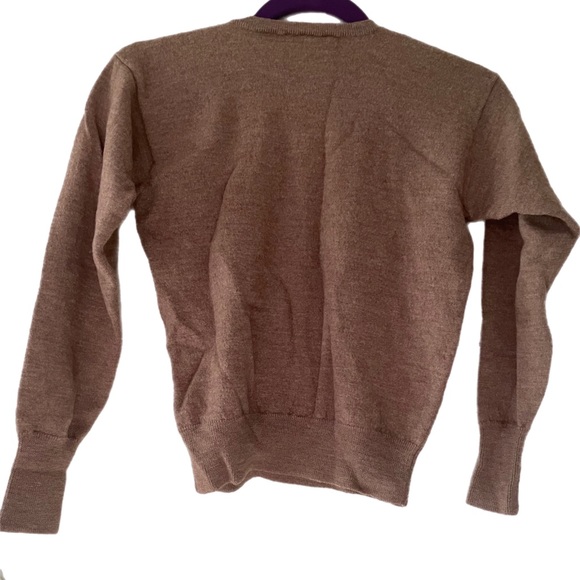 Ralph Lauren 100% Wool Brown Sweater, size Small - Picture 2 of 2